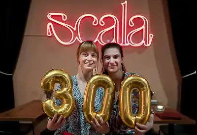 Drie honderdste voorstelling in Scala