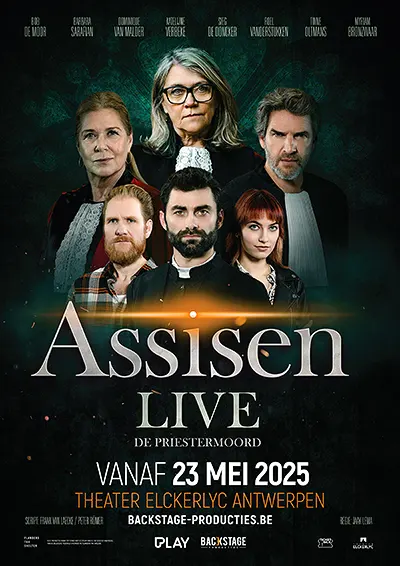 Poster 'Assisen Live - De Priestermoord'