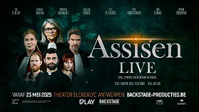 Poster 'Assisen Live - De Priestermoord'