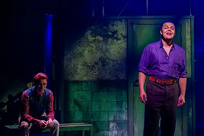 Elindo Avastia en Joppe Dekoker in Kinky Boots
